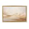 Stupell Industries Neutral Abstract Horizon Line Floating Frame Design by LSR Creative Studio